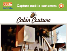 Tablet Screenshot of cabincouturehighlands.com